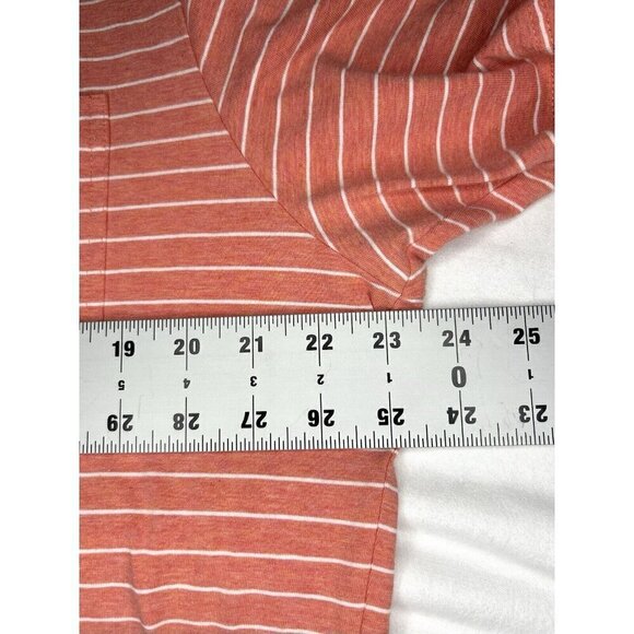 johnnie-O The Original Polo Mens XL Neese Stripe Carnival Peach Casual Preppy - Picture 10 of 14